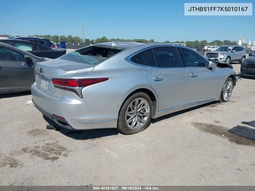 JTHB51FF7K5010167 2019 Lexus Ls 500