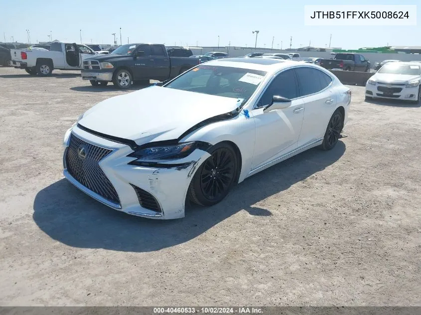 2019 Lexus Ls 500 VIN: JTHB51FFXK5008624 Lot: 40460533