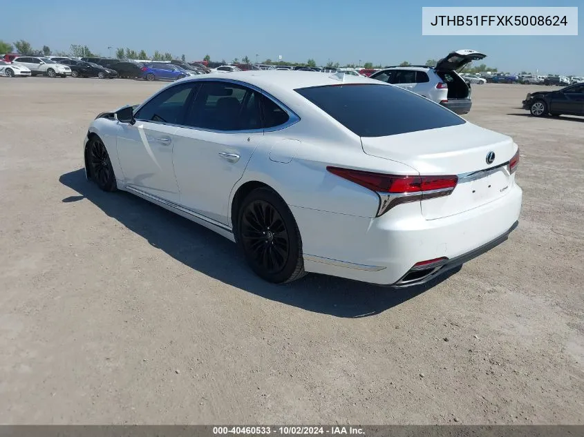 JTHB51FFXK5008624 2019 Lexus Ls 500