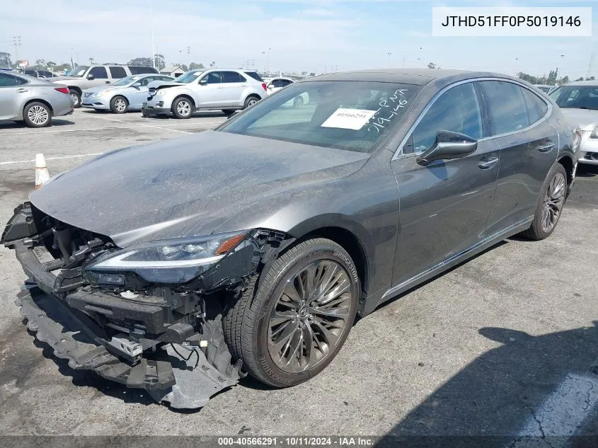 2023 Lexus Ls 500 Base/500 F Sport VIN: JTHD51FF0P5019146 Lot: 40566291