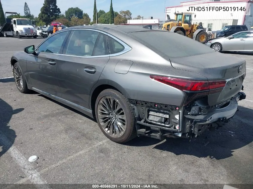 2023 Lexus Ls 500 Base/500 F Sport VIN: JTHD51FF0P5019146 Lot: 40566291