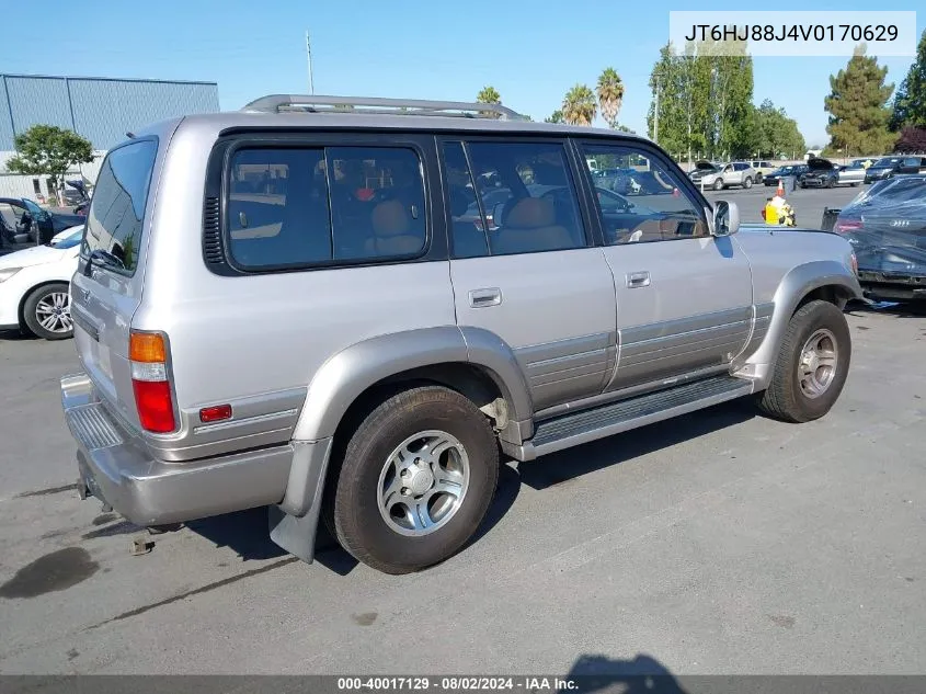 1997 Lexus Lx 450 VIN: JT6HJ88J4V0170629 Lot: 40017129