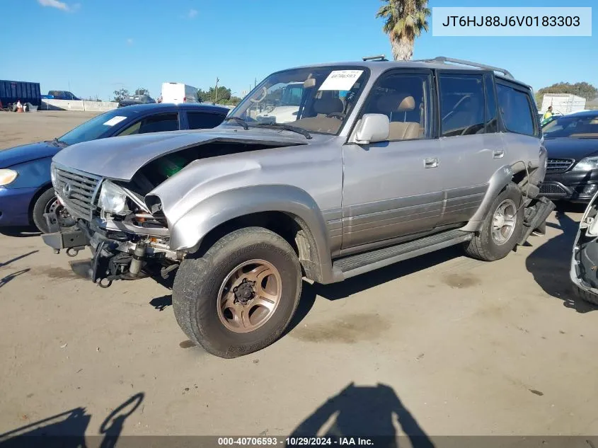 1997 Lexus Lx 450 VIN: JT6HJ88J6V0183303 Lot: 40706593