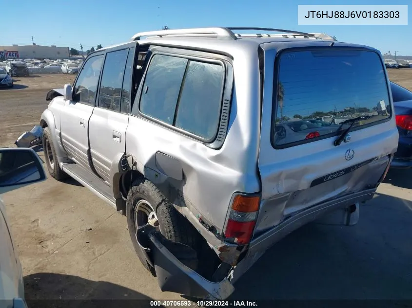 1997 Lexus Lx 450 VIN: JT6HJ88J6V0183303 Lot: 40706593