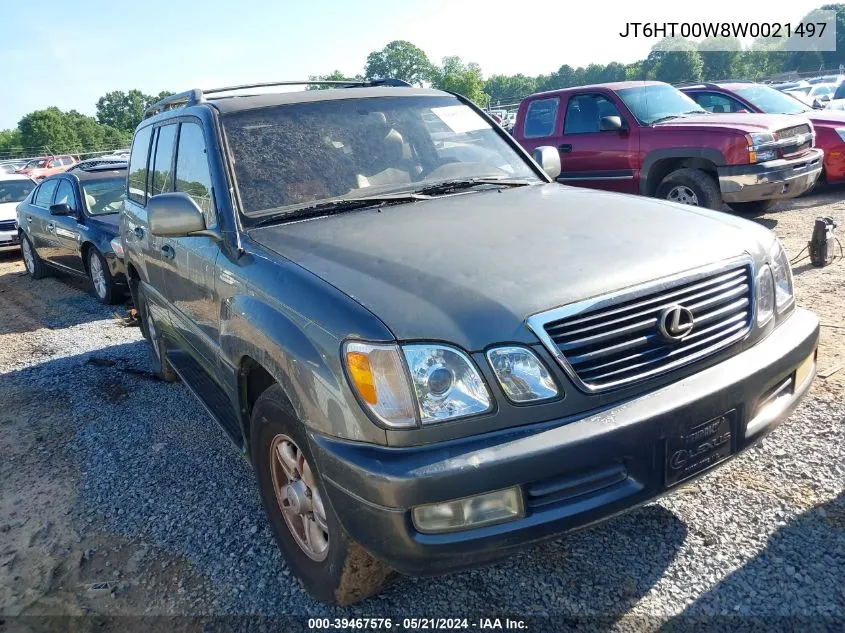 1998 Lexus Lx 470 VIN: JT6HT00W8W0021497 Lot: 39467576