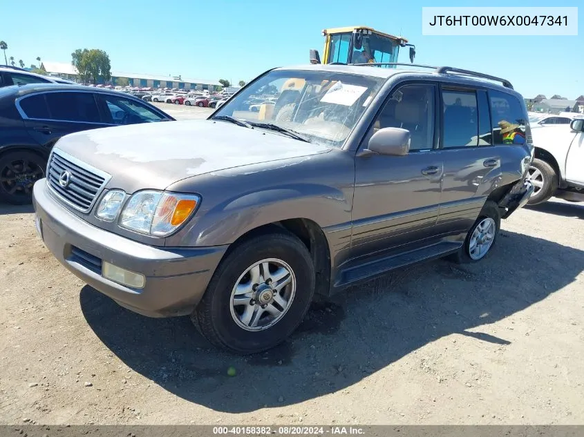 1999 Lexus Lx 470 VIN: JT6HT00W6X0047341 Lot: 40158382