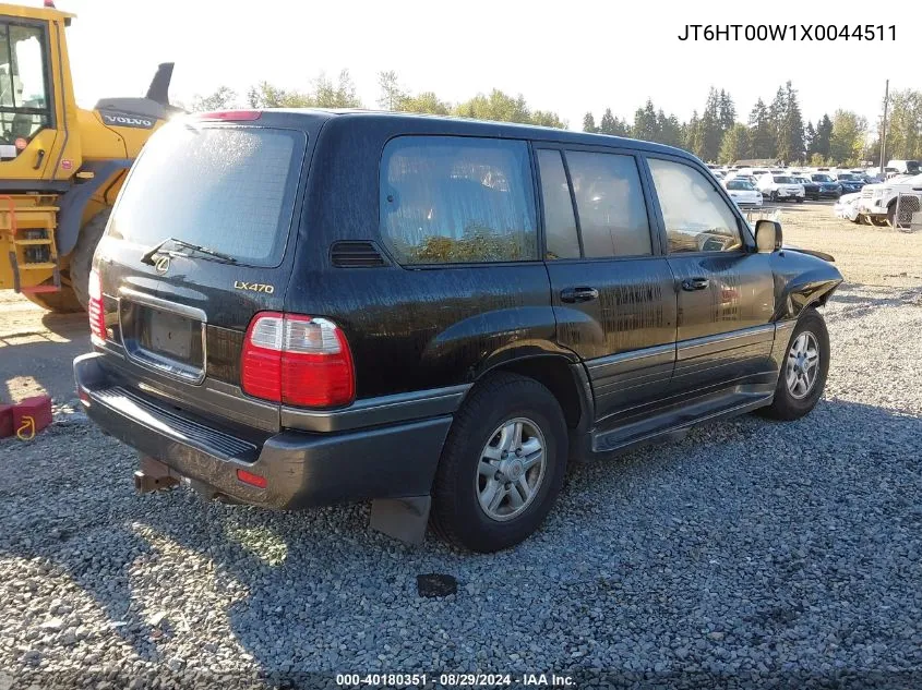 1999 Lexus Lx 470 VIN: JT6HT00W1X0044511 Lot: 40180351