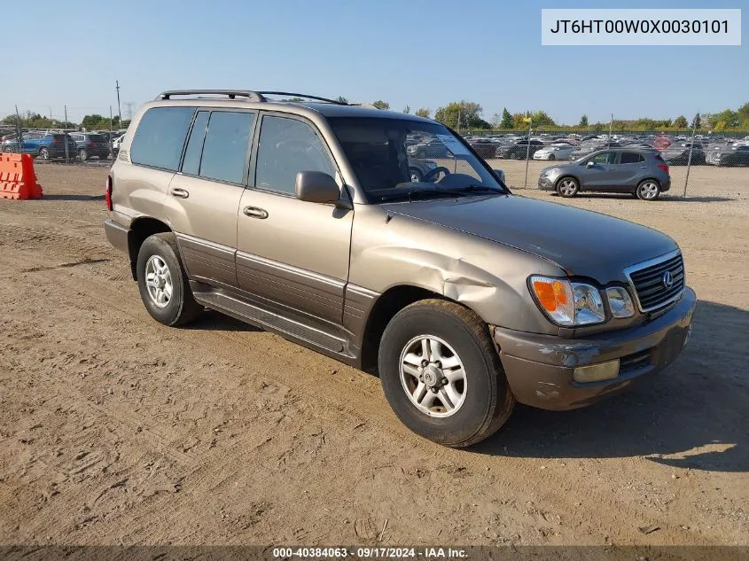 1999 Lexus Lx 470 VIN: JT6HT00W0X0030101 Lot: 40384063