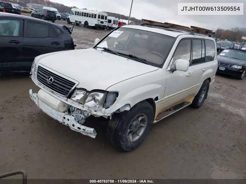 2001 Lexus Lx 470 VIN: JTJHT00W613509554 Lot: 40783758