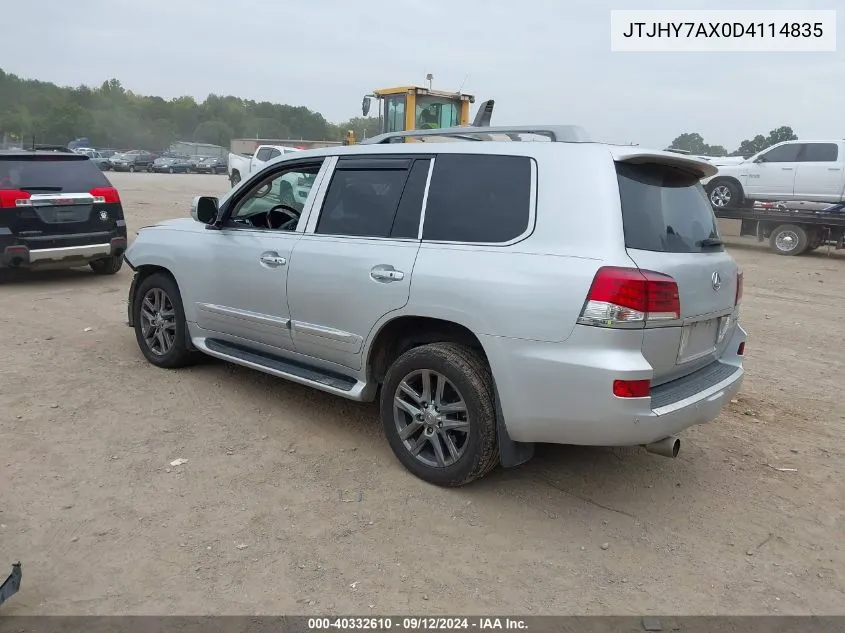 JTJHY7AX0D4114835 2013 Lexus Lx 570