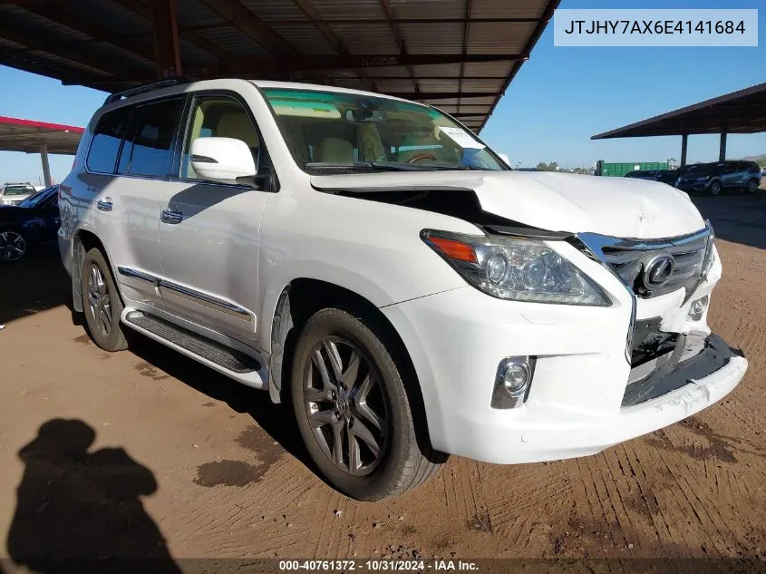 2014 Lexus Lx 570 VIN: JTJHY7AX6E4141684 Lot: 40761372