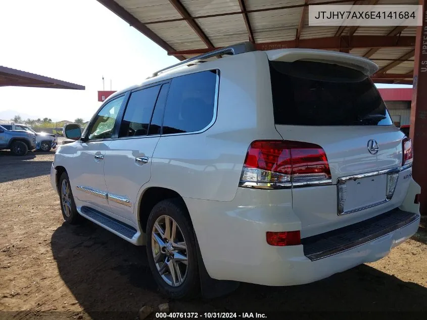 2014 Lexus Lx 570 VIN: JTJHY7AX6E4141684 Lot: 40761372