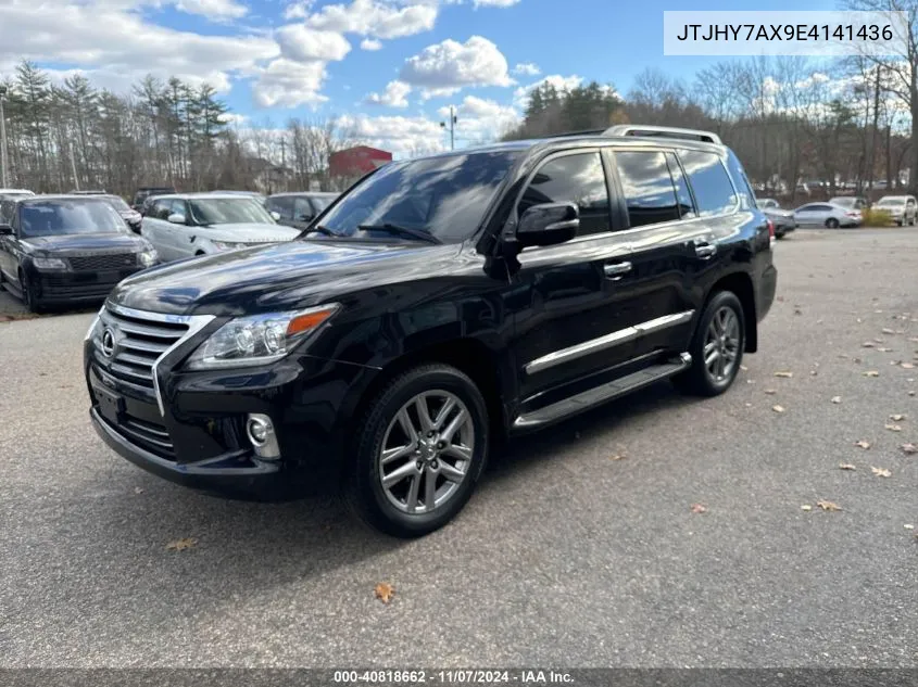 2014 Lexus Lx 570 VIN: JTJHY7AX9E4141436 Lot: 40818662