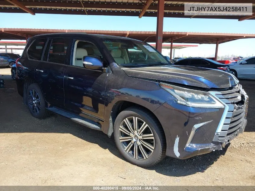 2018 Lexus Lx 570 VIN: JTJHY7AX5J4258411 Lot: 40280415