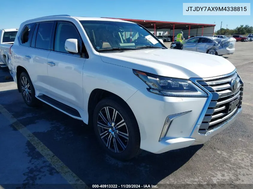 2021 Lexus Lx 570 Three-Row VIN: JTJDY7AX9M4338815 Lot: 40913322