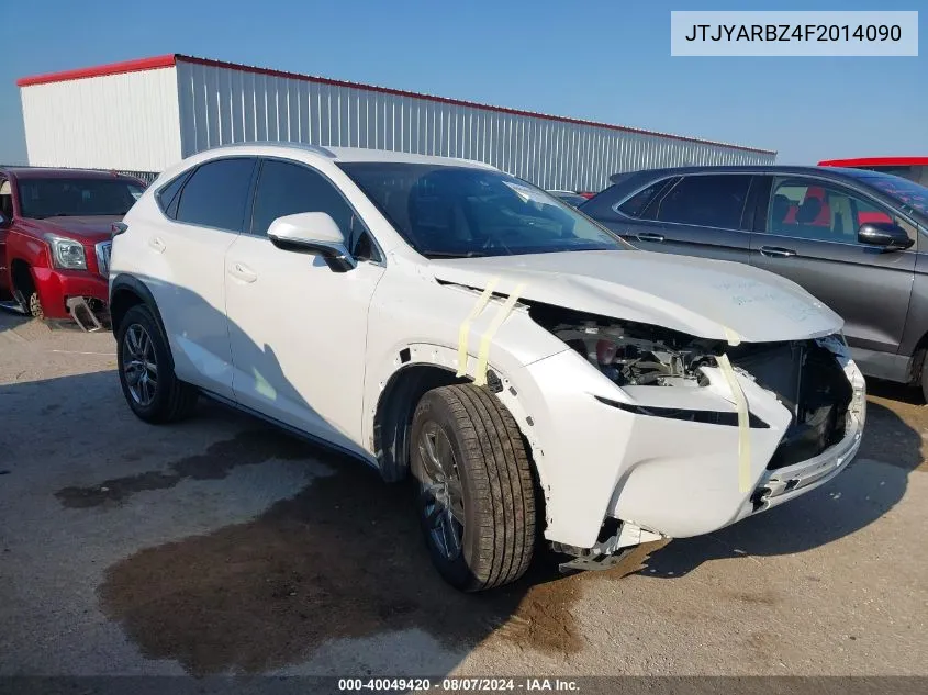 2015 Lexus Nx 200T F Sport VIN: JTJYARBZ4F2014090 Lot: 40049420