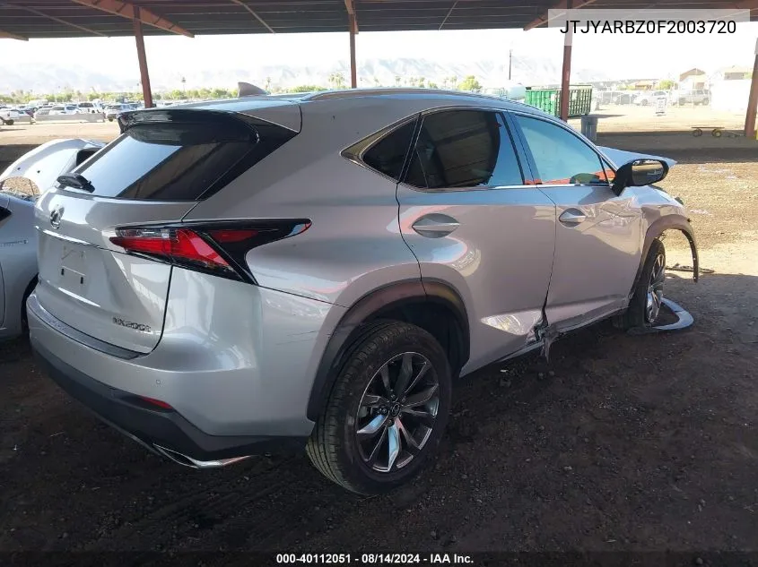 JTJYARBZ0F2003720 2015 Lexus Nx 200T F Sport