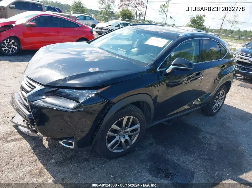 JTJBARBZ3F2032778 2015 Lexus Nx 200T