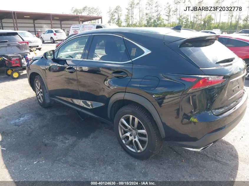 JTJBARBZ3F2032778 2015 Lexus Nx 200T