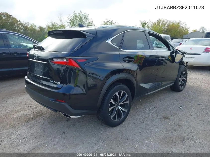 2015 Lexus Nx 200T F Sport VIN: JTJBARBZ3F2011073 Lot: 40206134