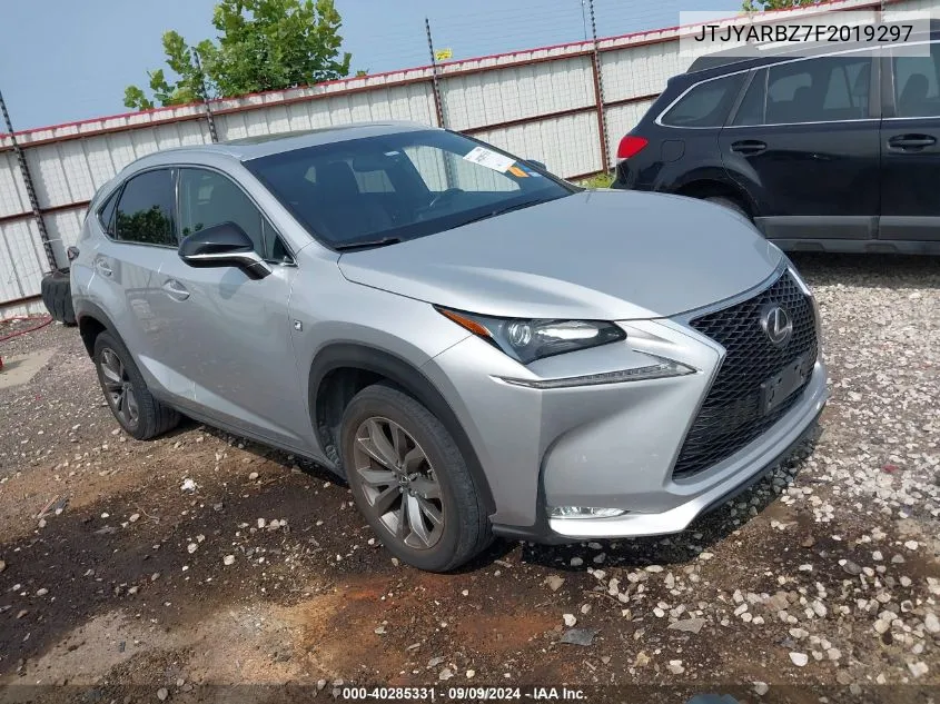 2015 Lexus Nx 200T F Sport VIN: JTJYARBZ7F2019297 Lot: 40285331