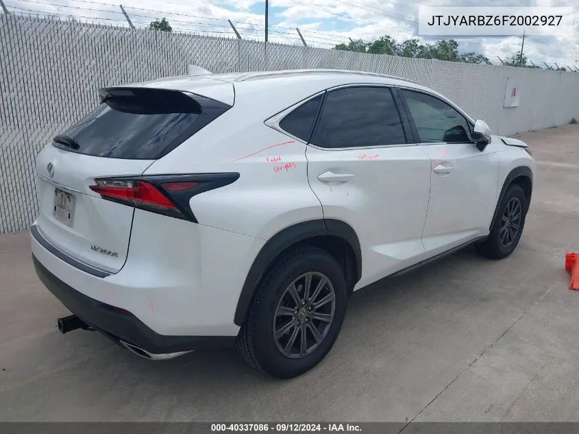 JTJYARBZ6F2002927 2015 Lexus Nx 200T