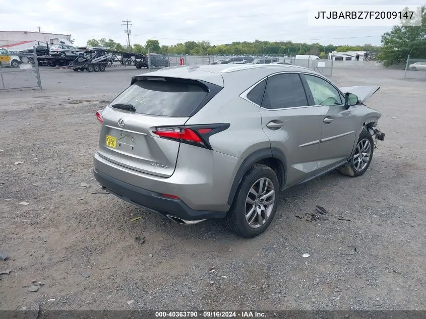 JTJBARBZ7F2009147 2015 Lexus Nx 200T