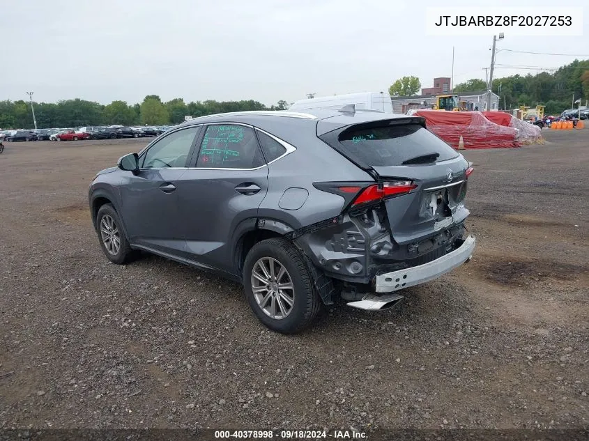 JTJBARBZ8F2027253 2015 Lexus Nx 200T