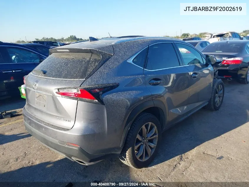 JTJBARBZ9F2002619 2015 Lexus Nx 200T F Sport