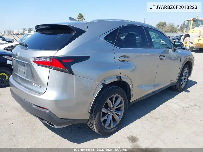 JTJYARBZ6F2018223 2015 Lexus Nx 200T F Sport