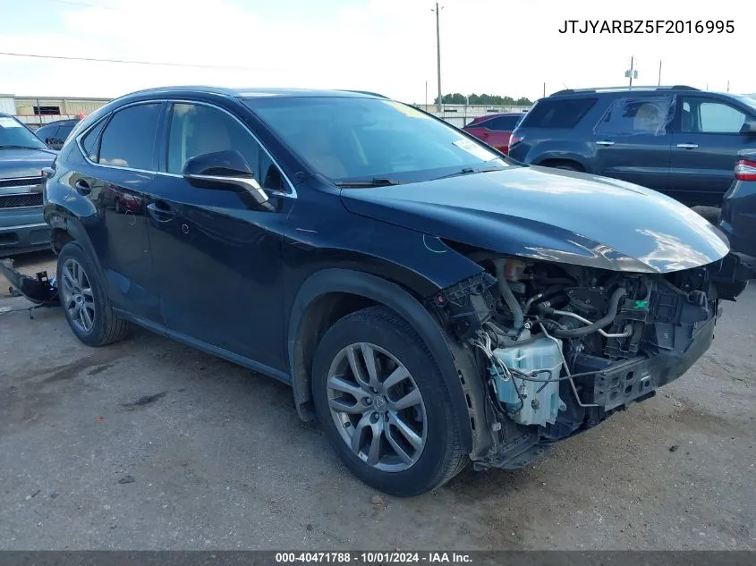 2015 Lexus Nx 200T VIN: JTJYARBZ5F2016995 Lot: 40471788