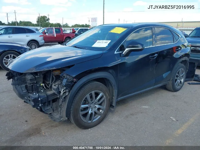 2015 Lexus Nx 200T VIN: JTJYARBZ5F2016995 Lot: 40471788