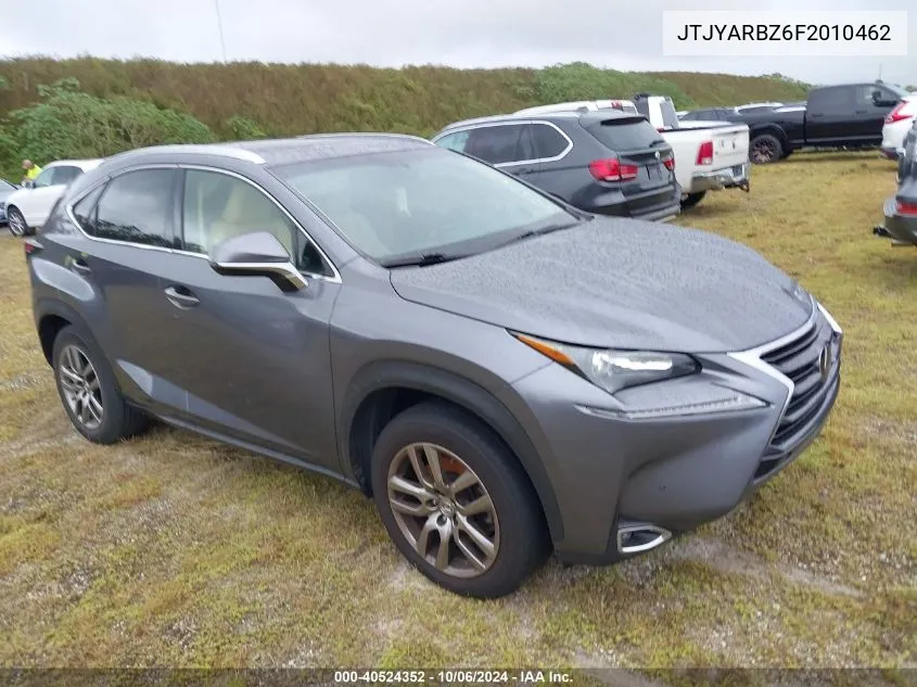 2015 Lexus Nx 200T VIN: JTJYARBZ6F2010462 Lot: 40524352