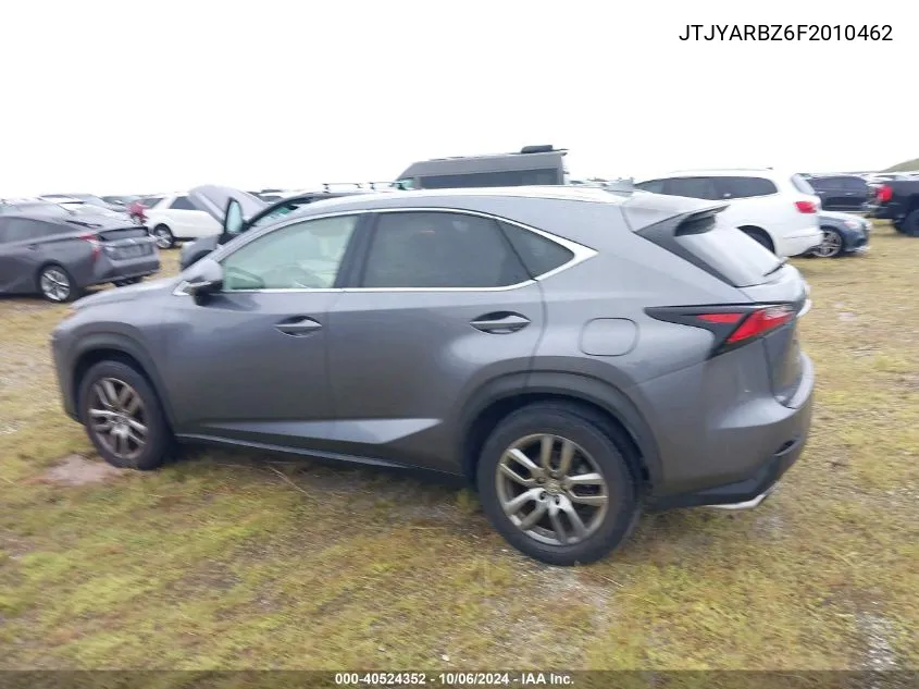 2015 Lexus Nx 200T VIN: JTJYARBZ6F2010462 Lot: 40524352