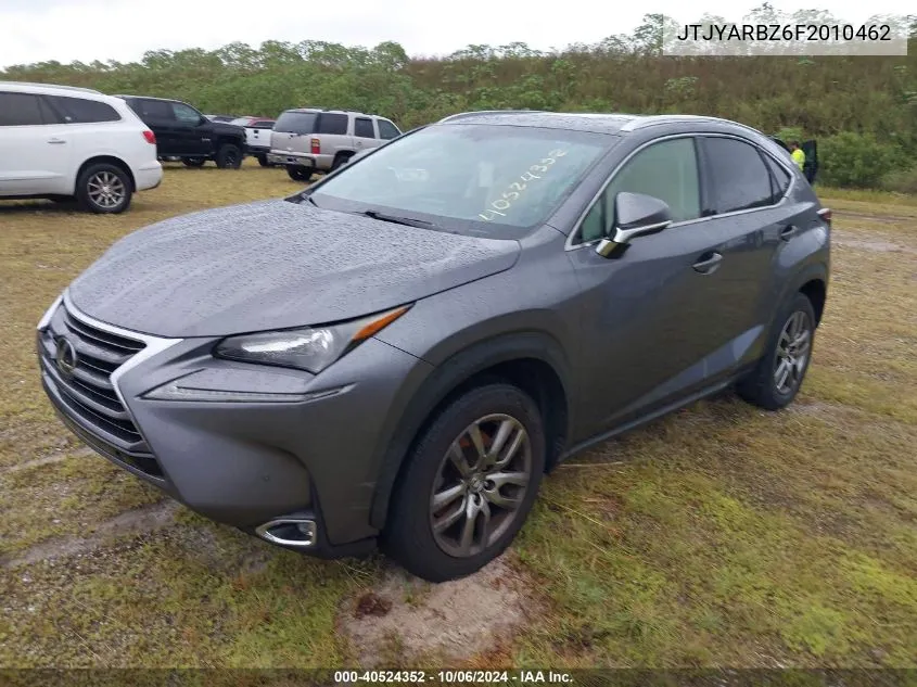 2015 Lexus Nx 200T VIN: JTJYARBZ6F2010462 Lot: 40524352