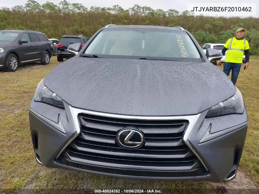 2015 Lexus Nx 200T VIN: JTJYARBZ6F2010462 Lot: 40524352