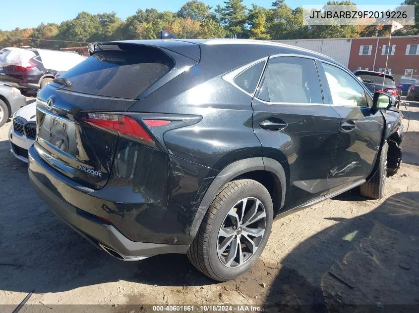 2015 Lexus Nx 200T F Sport VIN: JTJBARBZ9F2019226 Lot: 40601861