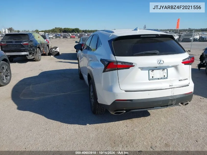 2015 Lexus Nx 200T VIN: JTJYARBZ4F2021556 Lot: 40603918