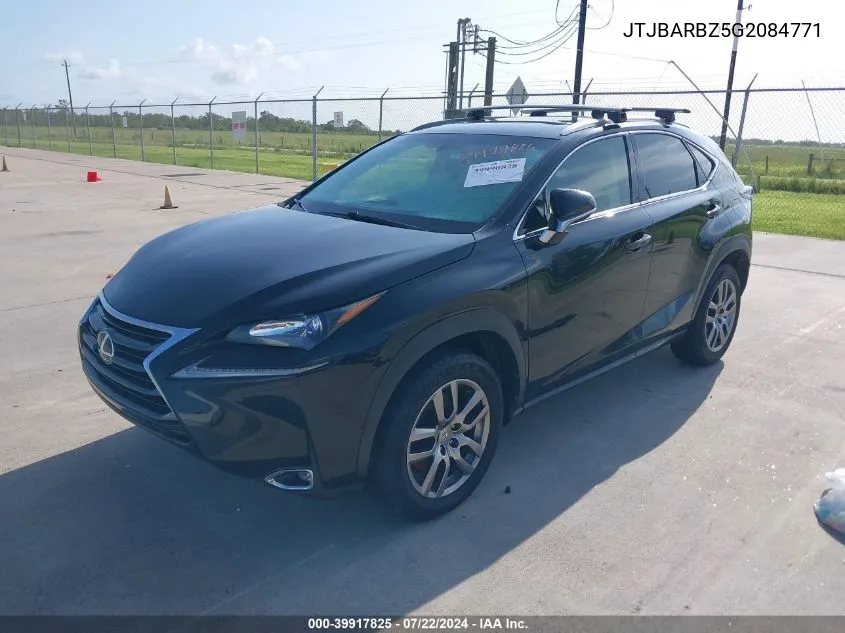 JTJBARBZ5G2084771 2016 Lexus Nx 200T