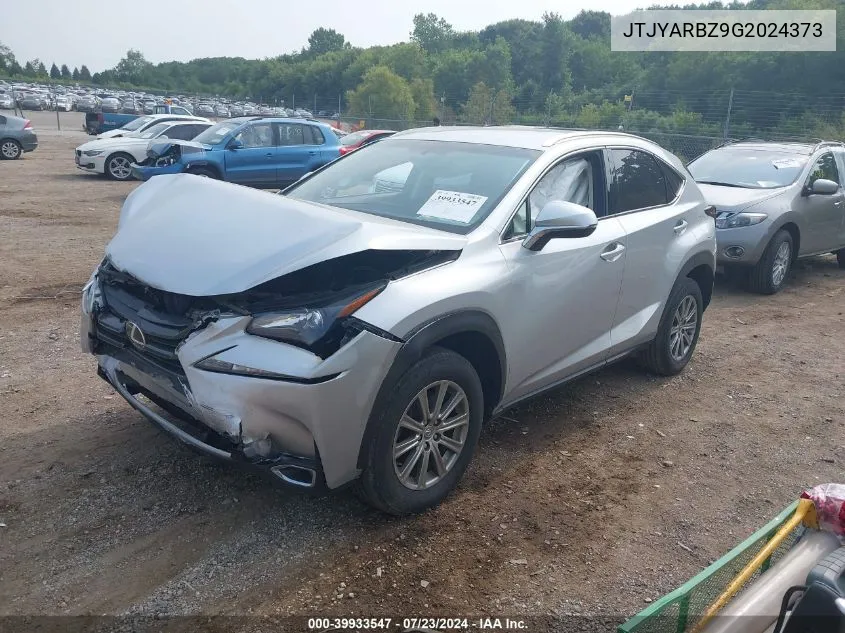 JTJYARBZ9G2024373 2016 Lexus Nx 200T/Base/F Sport