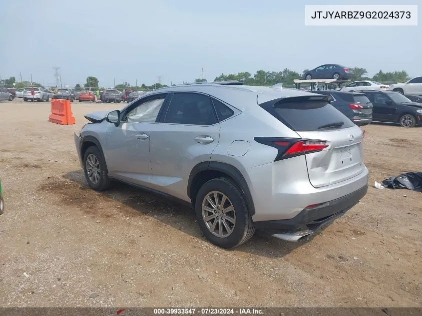 JTJYARBZ9G2024373 2016 Lexus Nx 200T/Base/F Sport