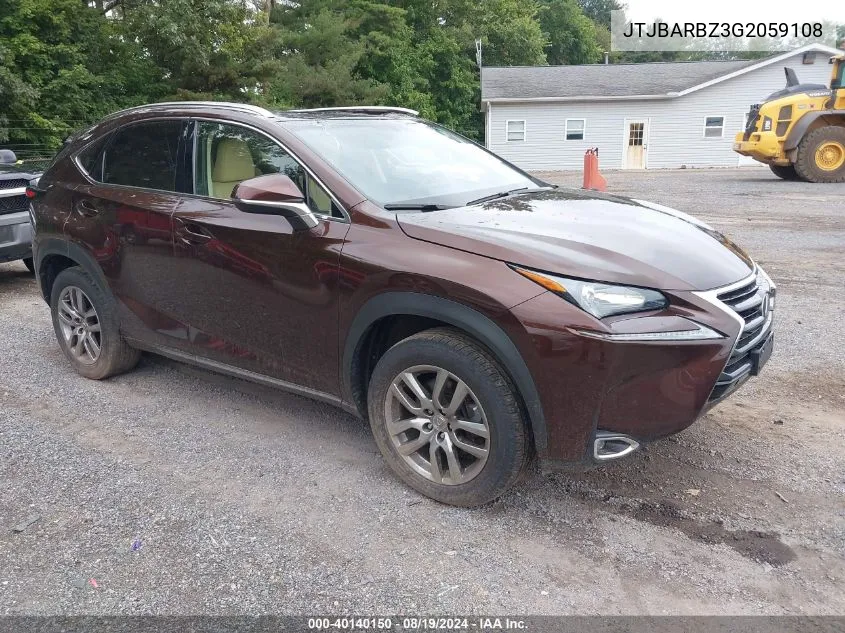 JTJBARBZ3G2059108 2016 Lexus Nx 200T