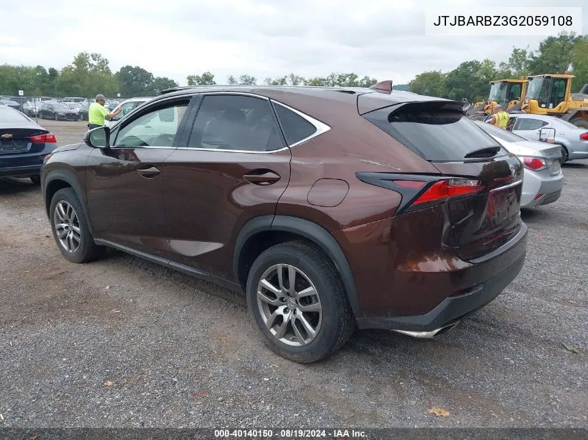 JTJBARBZ3G2059108 2016 Lexus Nx 200T