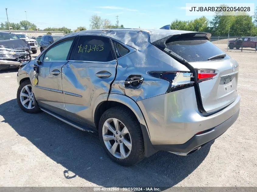 JTJBARBZ2G2054028 2016 Lexus Nx 200T