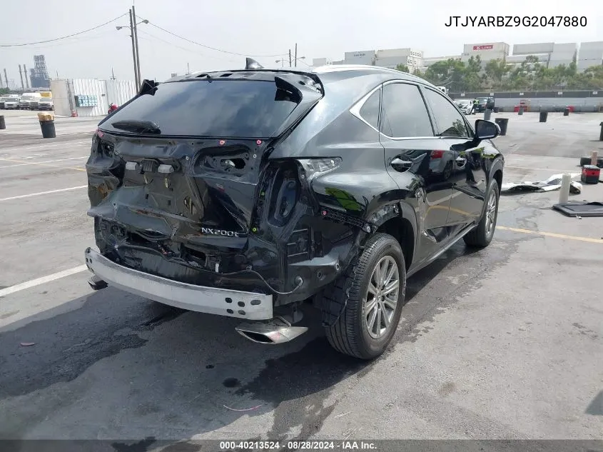 JTJYARBZ9G2047880 2016 Lexus Nx 200T