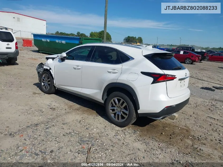 JTJBARBZ8G2088233 2016 Lexus Nx 200T