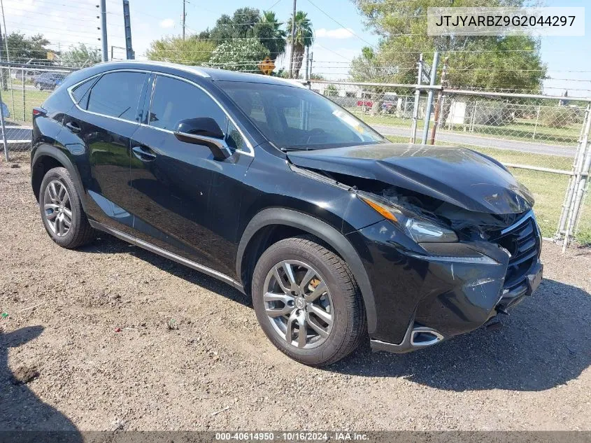 2016 Lexus Nx 200T VIN: JTJYARBZ9G2044297 Lot: 40614950