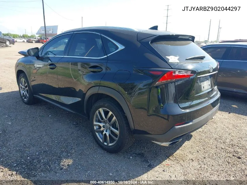 2016 Lexus Nx 200T VIN: JTJYARBZ9G2044297 Lot: 40614950