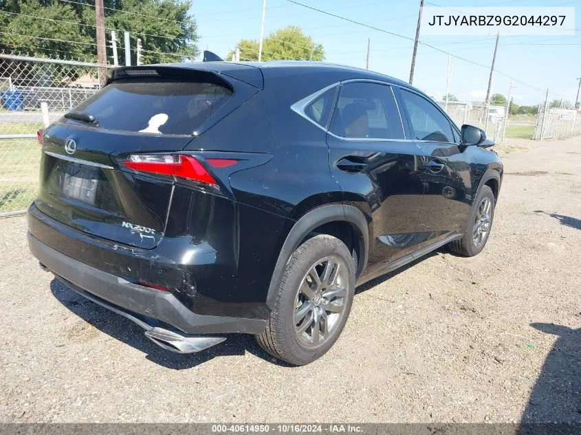 2016 Lexus Nx 200T VIN: JTJYARBZ9G2044297 Lot: 40614950