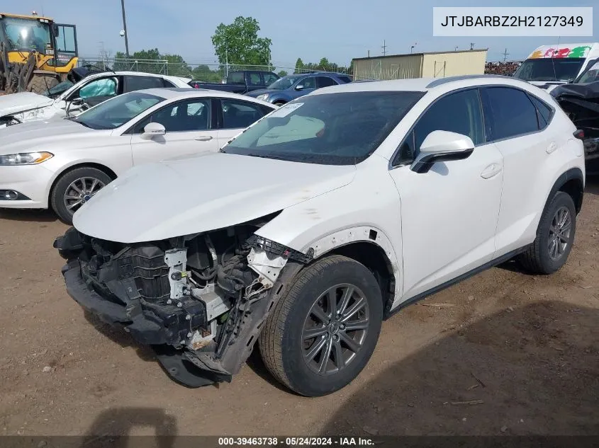 JTJBARBZ2H2127349 2017 Lexus Nx 200T